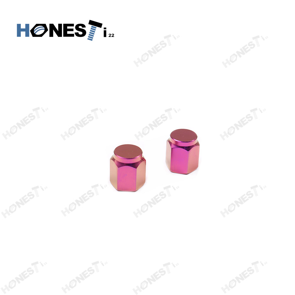 Grade 5 Ti-6Al4v Titanium valve stem caps Titanium dust caps 11mm (SET of 4pcs)