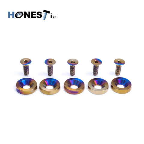 Grade 5 Ti-6Al4V Titanium Fender Washers Kit M6