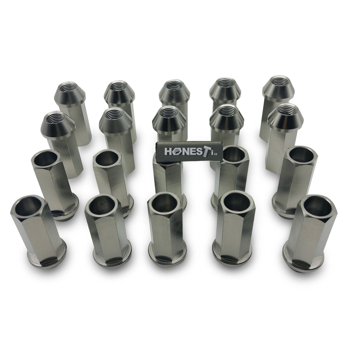 Gr5 Titanium Lug Nuts, M12x1.5x45mm, Cone seat Open End for Mazada