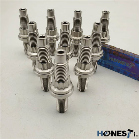 Titanium Exhaust Manifold Stud Kits, M8 x 1.25 x 45mm for B/D/F/H-Series