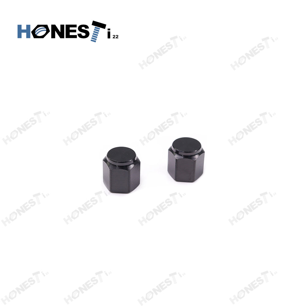 Grade 5 Ti-6Al4v Titanium valve stem caps Titanium dust caps 11mm (SET of 4pcs)