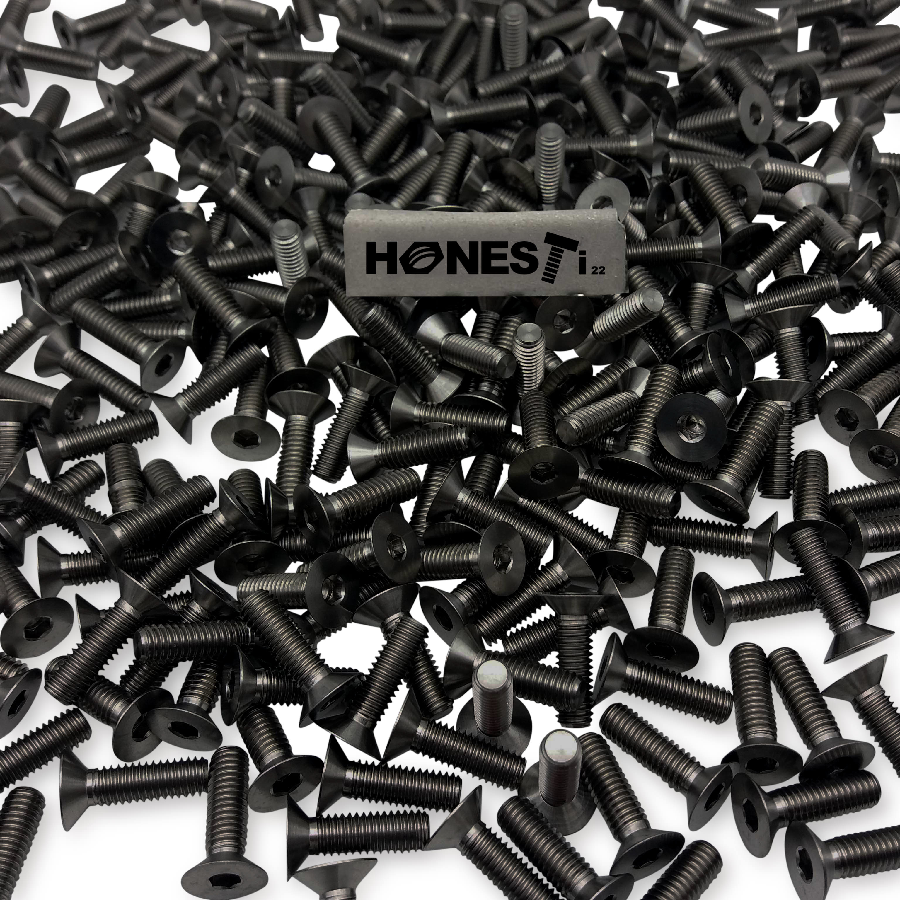 TITANIUM STEERING WHEEL SCREW M5x15mm, FIT ALL TYPE CARS  (SET OF 6)