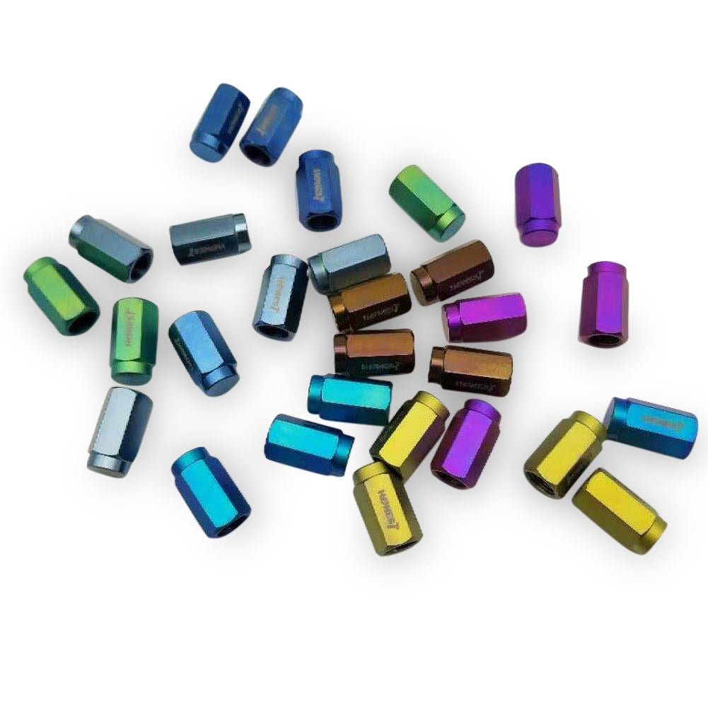 Grade 5 TITANIUM VALVE STEM CAPS DUST CAPS 19mm (SET OF 4PCS)